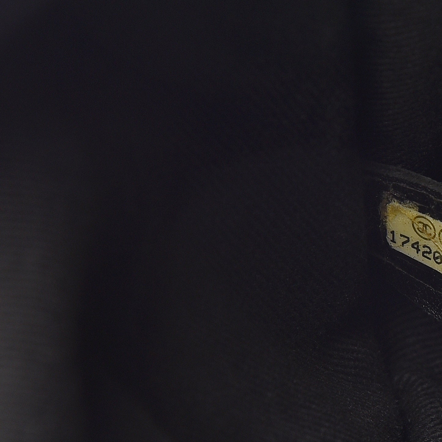 Perforated Calfskin Large Up In The Air Flap Black