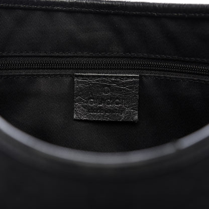 Gucci Monogram Small Jackie O Hobo Black 8 of 11