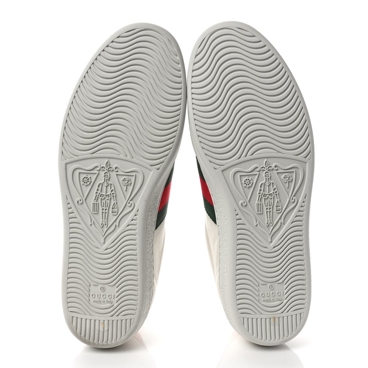 X FREYA HARTAS Calfskin Miro Soft Web Mythical Creature Embroidered Mens Ace Sneakers 8 New Mystic White