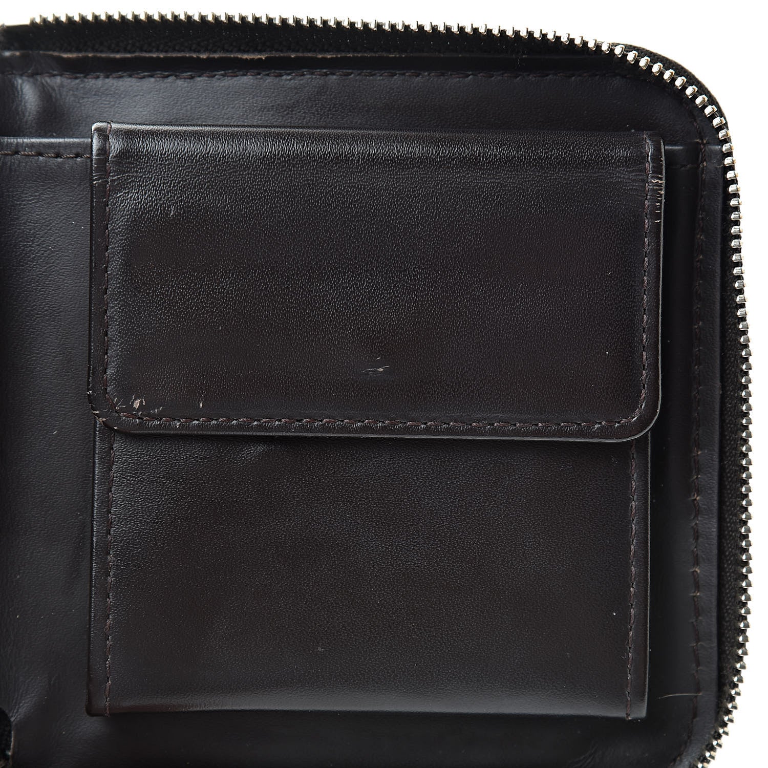 Louis Vuitton Monogram Glace Porte-Monnaie Billets Zipped Wallet Cafe 8 of 9