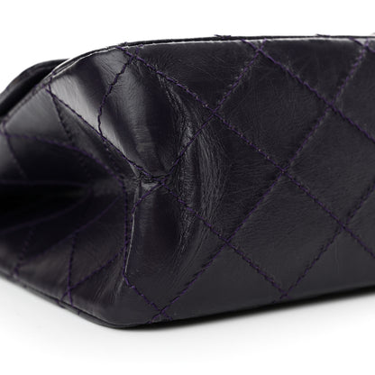 Chanel Aged Calfskin Quilted 2.55 Reissue 227 Flap Plum 8 of 9