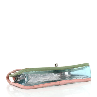 Chanel Lambskin PVC Quilted Mini Coco Splash Flap Blue Green 4 of 20