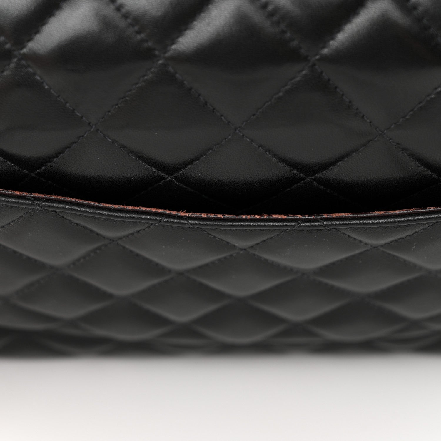 Chanel Lambskin Quilted Jumbo Double Flap Black 11 of 11