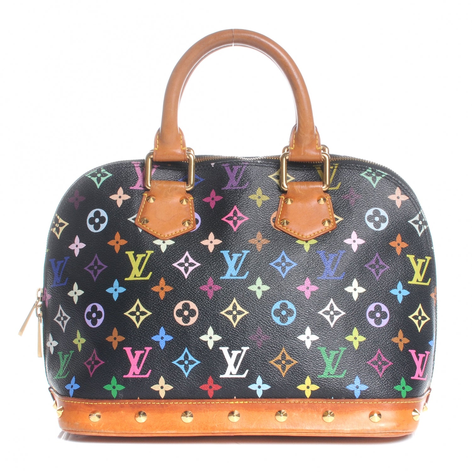 Louis Vuitton Monogram Multicolor Alma Black 3 of 8