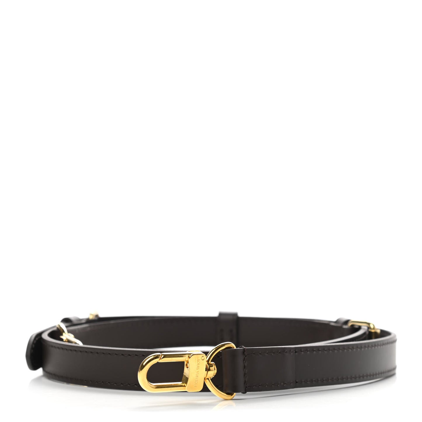 Calfskin Adjustable Speedy Bandouliere Shoulder Strap Brown