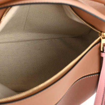 Loewe Calfskin Medium Puzzle Bag Tan Medium Pink 5 of 9