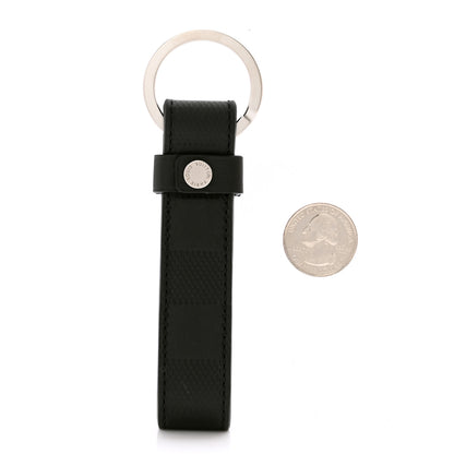 Louis Vuitton Damier Infini LV Dragonne Key Holder Onyx 2 of 6