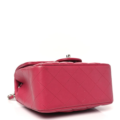 Chanel Lambskin Quilted Mini Square Flap Pink 4 of 13