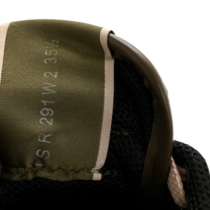 Valentino Garavani Nappa Suede Camouflage Womens Rockrunner Sneakers 35.5 Army Green 9 of 11