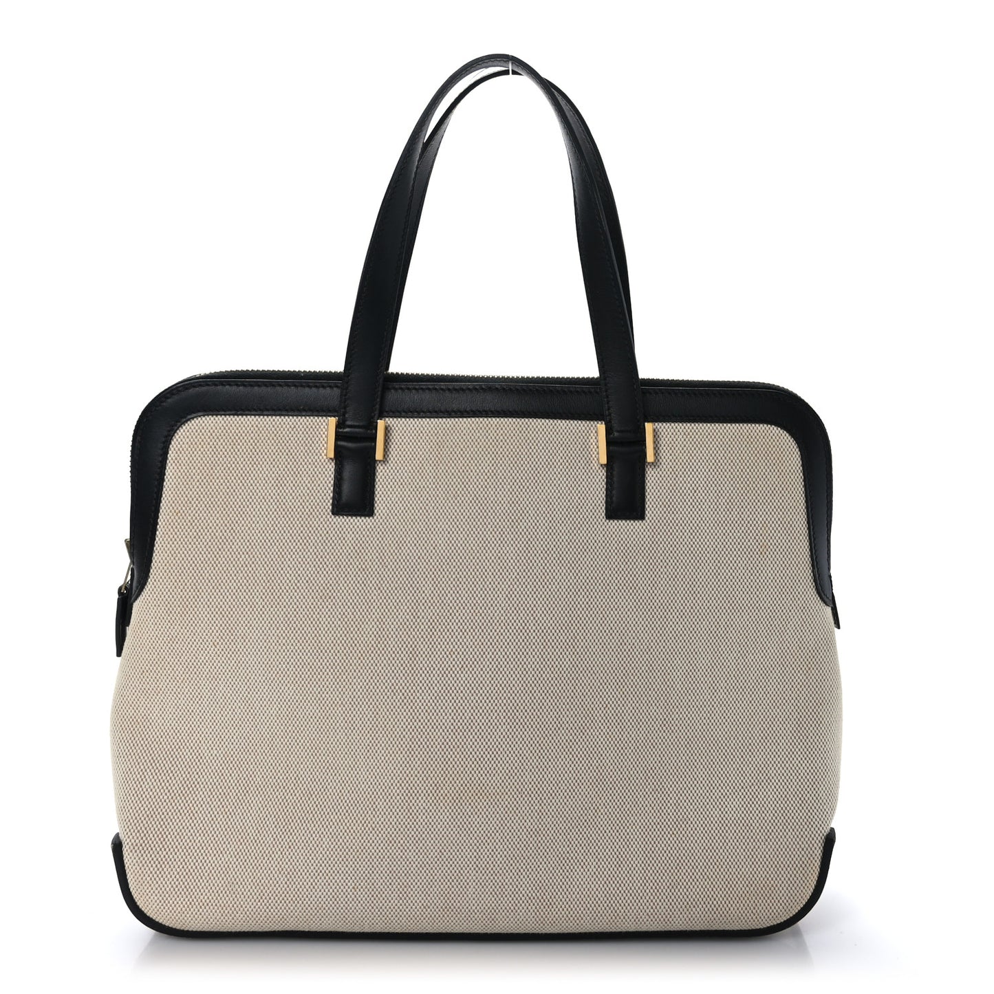 Canvas Escapade Tote Natural Black