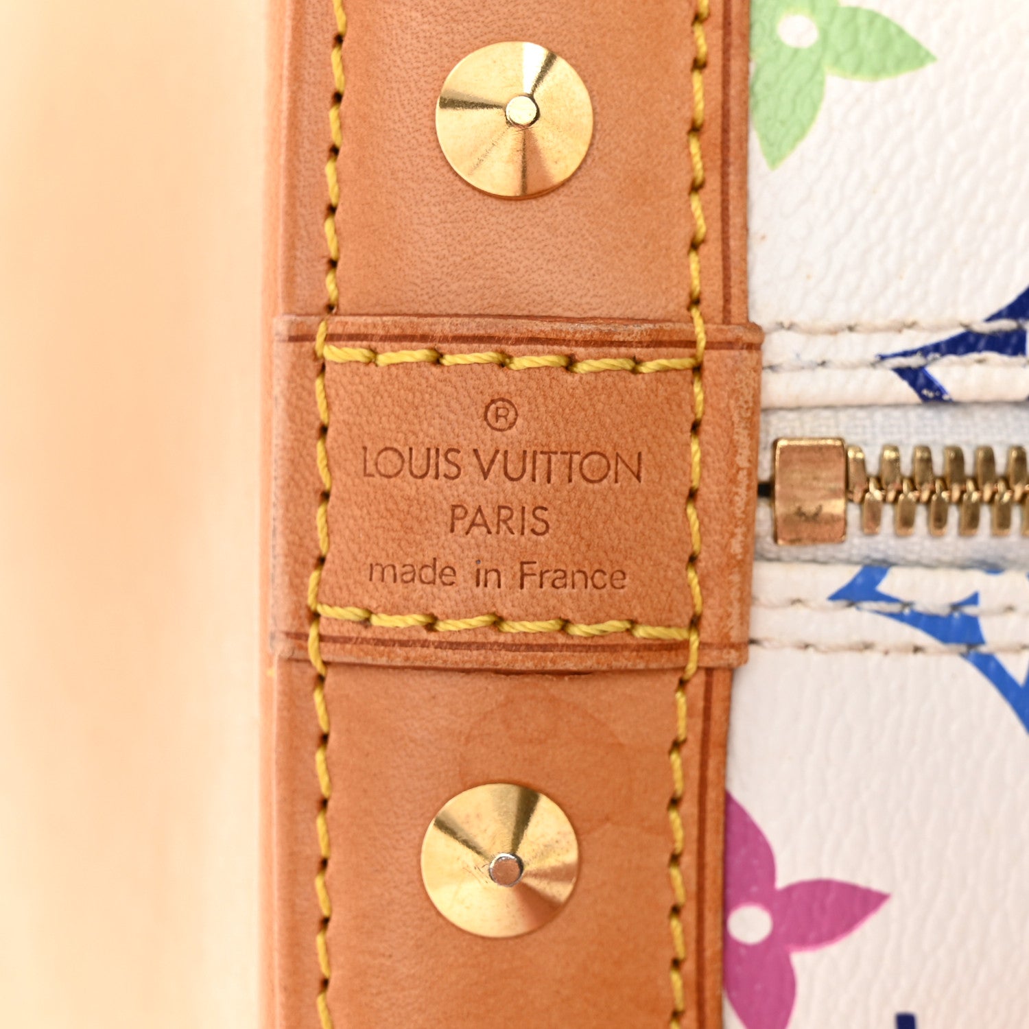 Louis Vuitton LOUIS VUITTON Monogram Multicolor Alma PM White 7 of 22