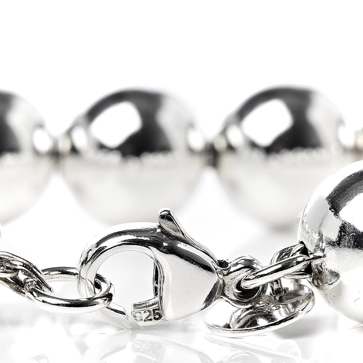 Tiffany Sterling Silver 10mm HardWear Ball Bracelet 4 of 6