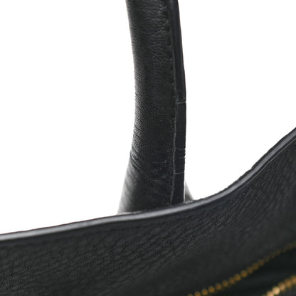 Prada Vitello Daino Tote Black 12 of 13