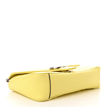 Gucci Calfskin Matelasse Small GG Marmont Shoulder Bag Banana 4 of 10