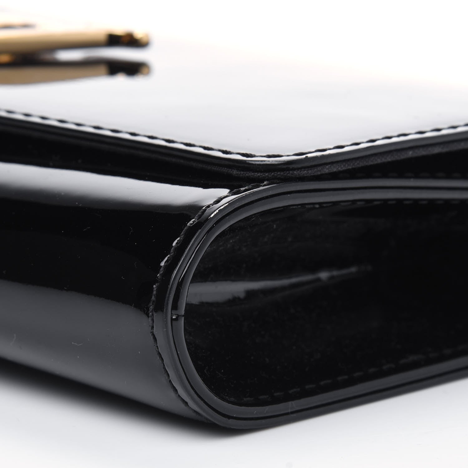 Louis Vuitton Patent Louise EW Clutch Black 9 of 11