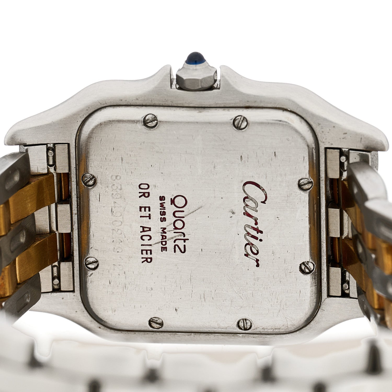 Cartier Stainless Steel 18K Yellow Gold 27mm Panthere Quartz Watch 4 of 4