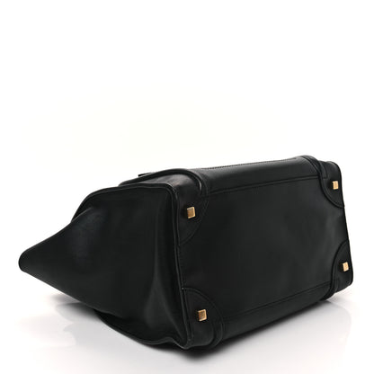 Celine Smooth Calfskin Mini Luggage Black 4 of 9