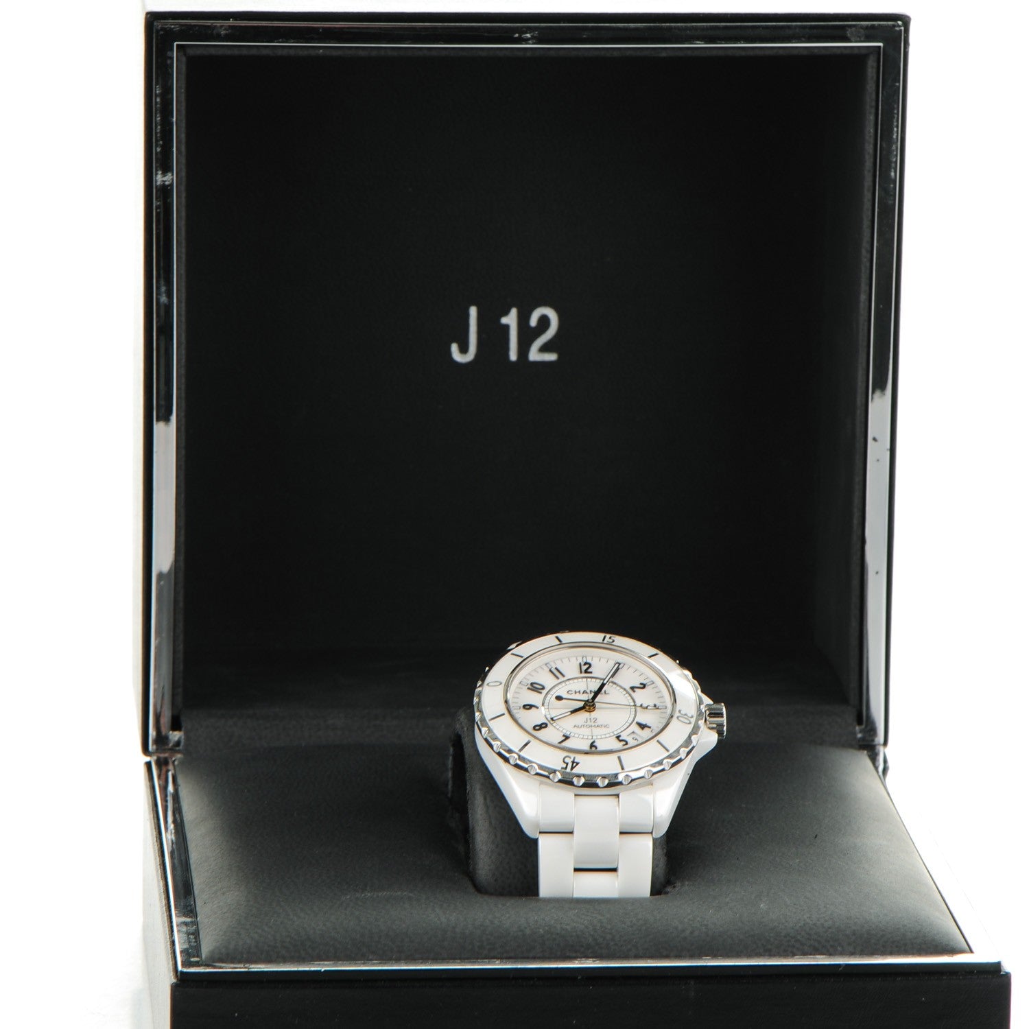 Chanel Stainless Steel Ceramic 38mm J12 Automatic Watch White 8 of 8