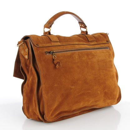 Proenza Schouler Suede Extra Large PS1 Satchel Tobacco 3 of 7