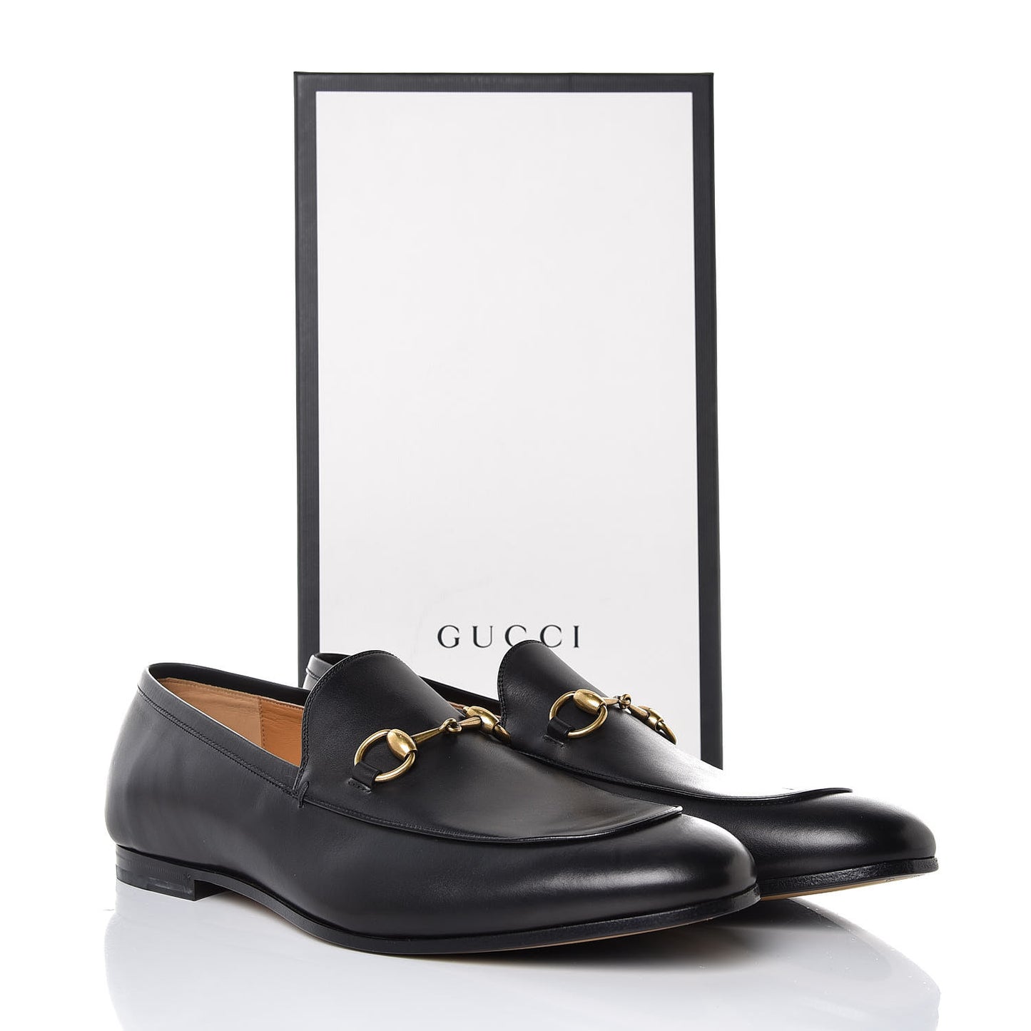 Calfskin Horsebit Mens Jordaan Loafers 11 Black