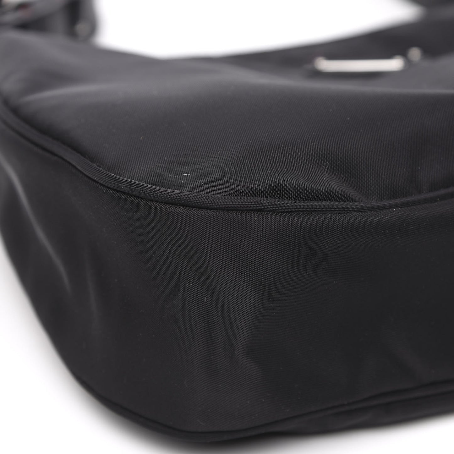 Tessuto Nylon Studded New Vela Hobo Black Fuoco