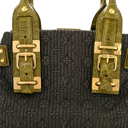 Louis Vuitton Monogram Motard Alligator Biker Vert Grey 8 of 10
