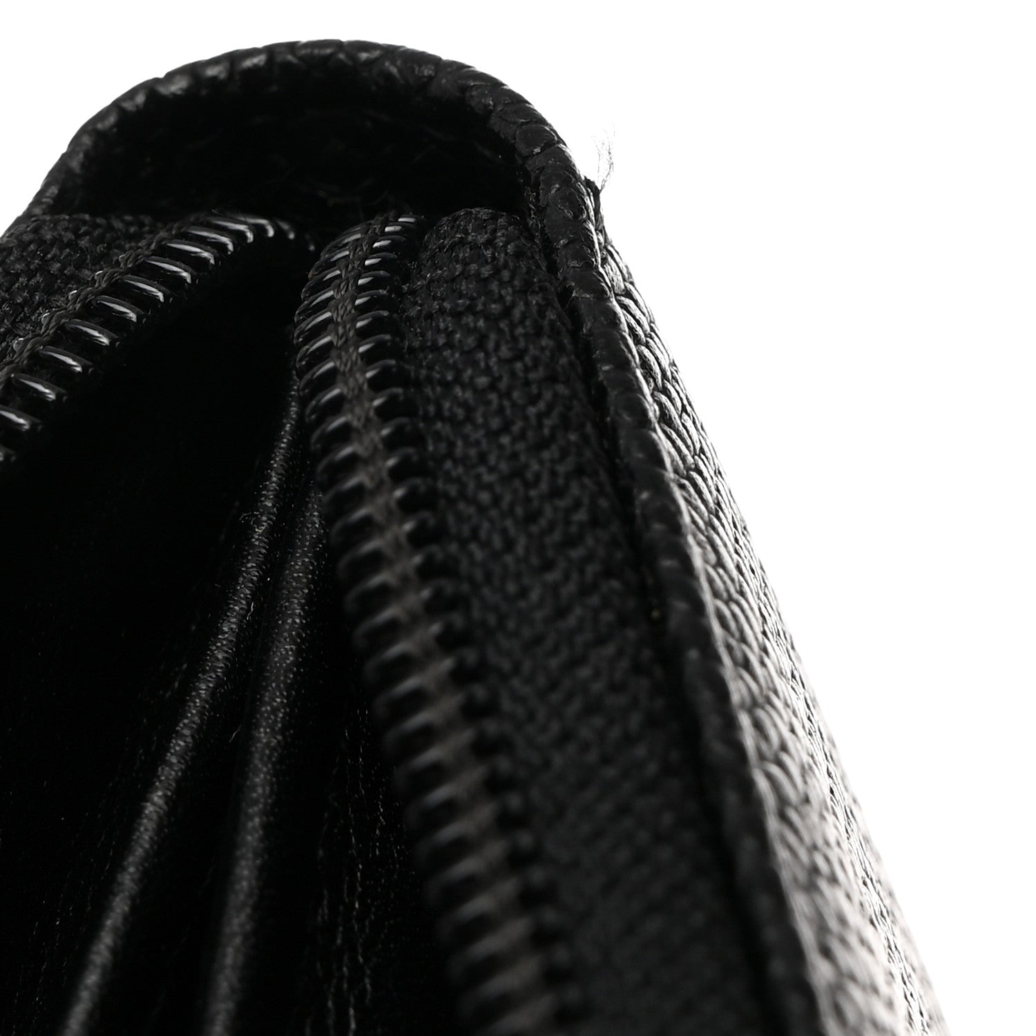 Chanel Caviar Large Timeless CC Zip Around Wallet Black 8 of 10