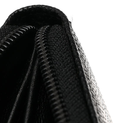 Chanel Caviar Large Timeless CC Zip Around Wallet Black 8 of 10