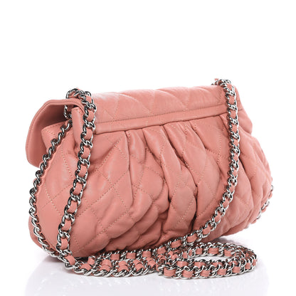Chanel Washed Lambskin Quilted Medium Chain Around Messenger Pink 3 of 10