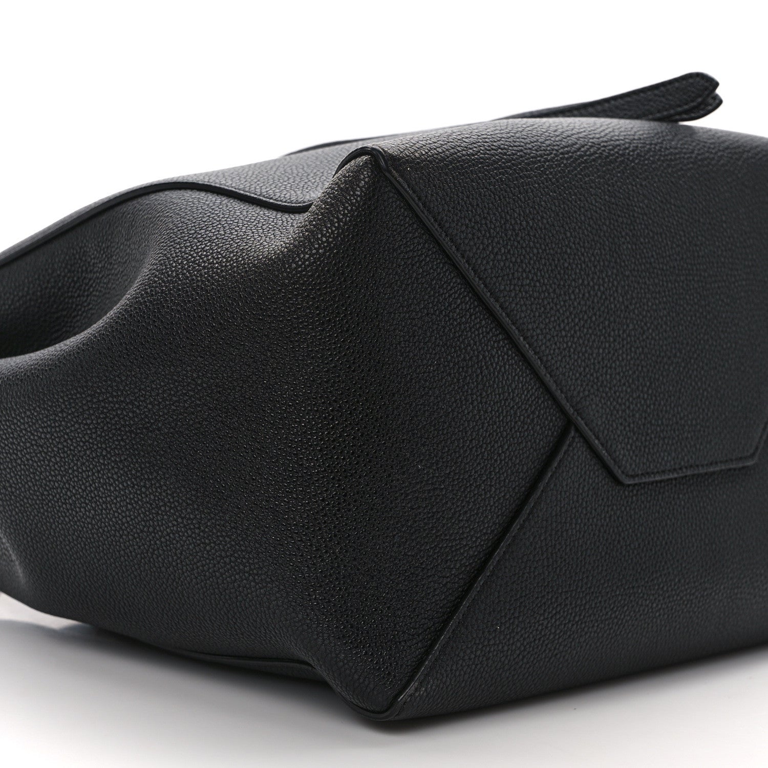 Celine Soft Grained Calfskin Medium Belt Cabas Phantom Black 9 of 14