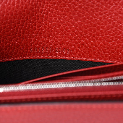 Gucci Calfskin Mini Dionysus Chain Wallet Hibiscus Red 6 of 10