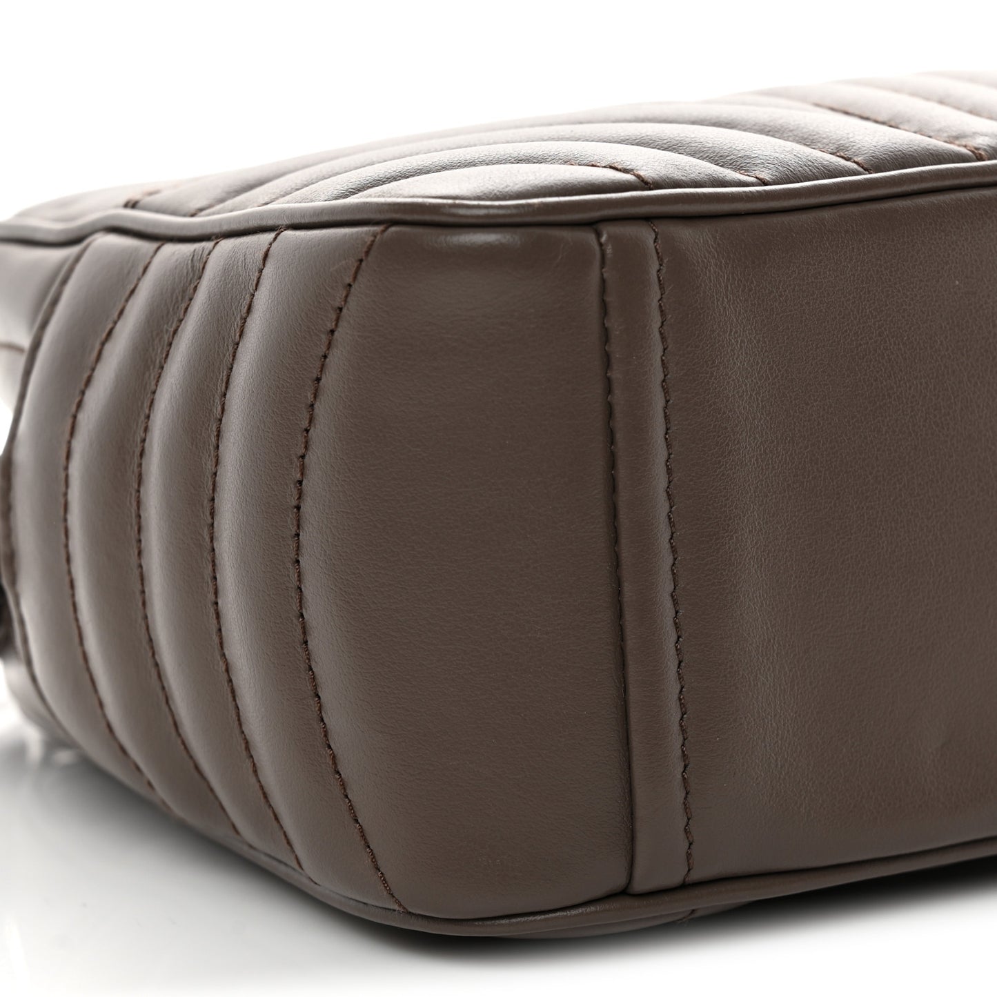 Soft Calfskin Diagramme Camera Bag Bambu