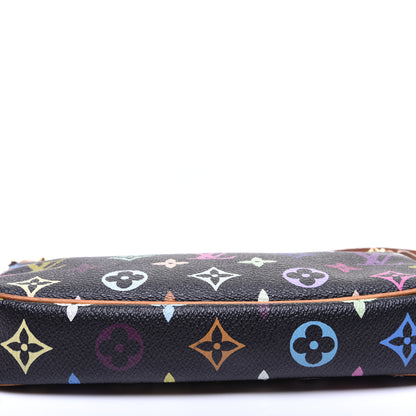 Louis Vuitton Monogram Multicolor Pochette Accessories Black 9 of 9