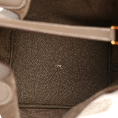 Hermes Taurillon Clemence Picotin Lock 22 MM Etoupe 5 of 12