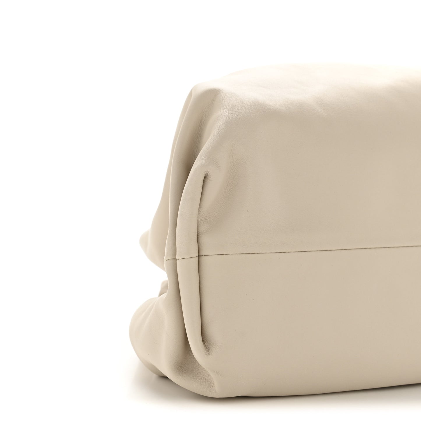 Smooth Butter Calf The Pouch Oversized Clutch Plaster
