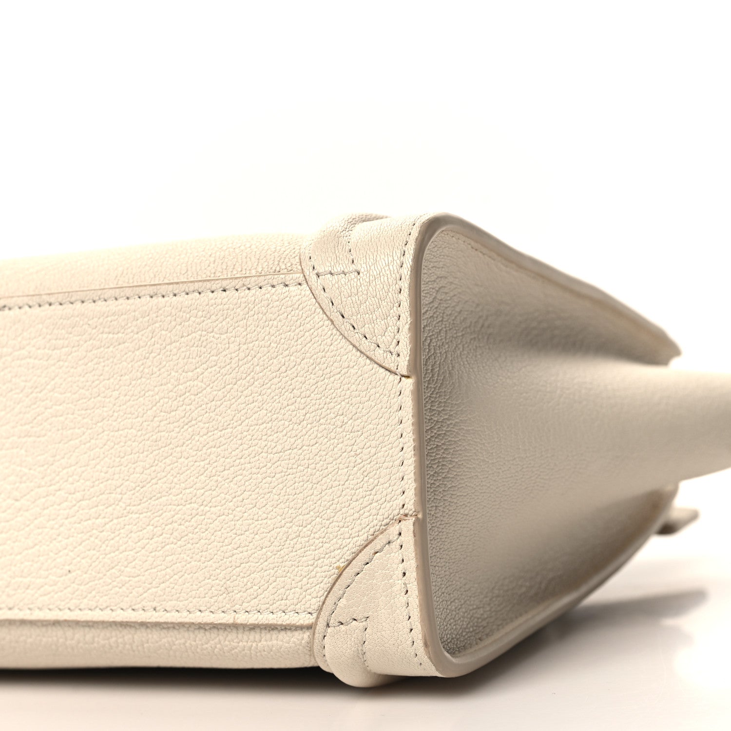 Celine Goatskin Nano Luggage White 10 of 12