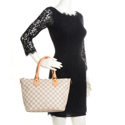 Louis Vuitton Damier Azur Saleya PM 2 of 7