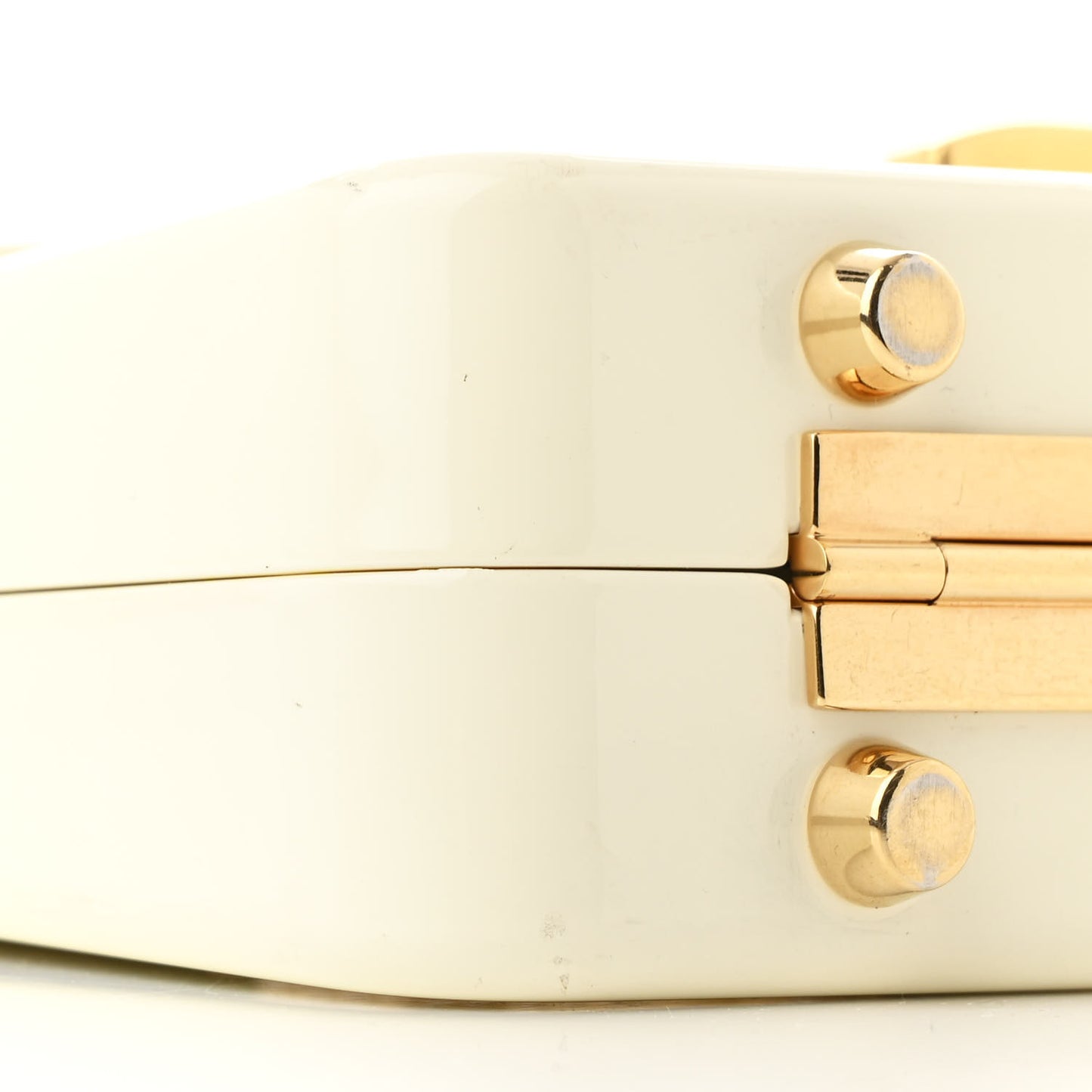 Plexiglass Mini Sylvie 1969 Top Handle Bag Ivory