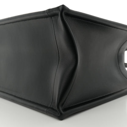 Christian Dior Calfskin Macro Cannage Small Book Tote  Black 10 of 10