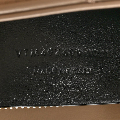 Saint Laurent Calfskin Y Quilted Monogram Small Loulou Chain Satchel Dark Beige 7 of 12
