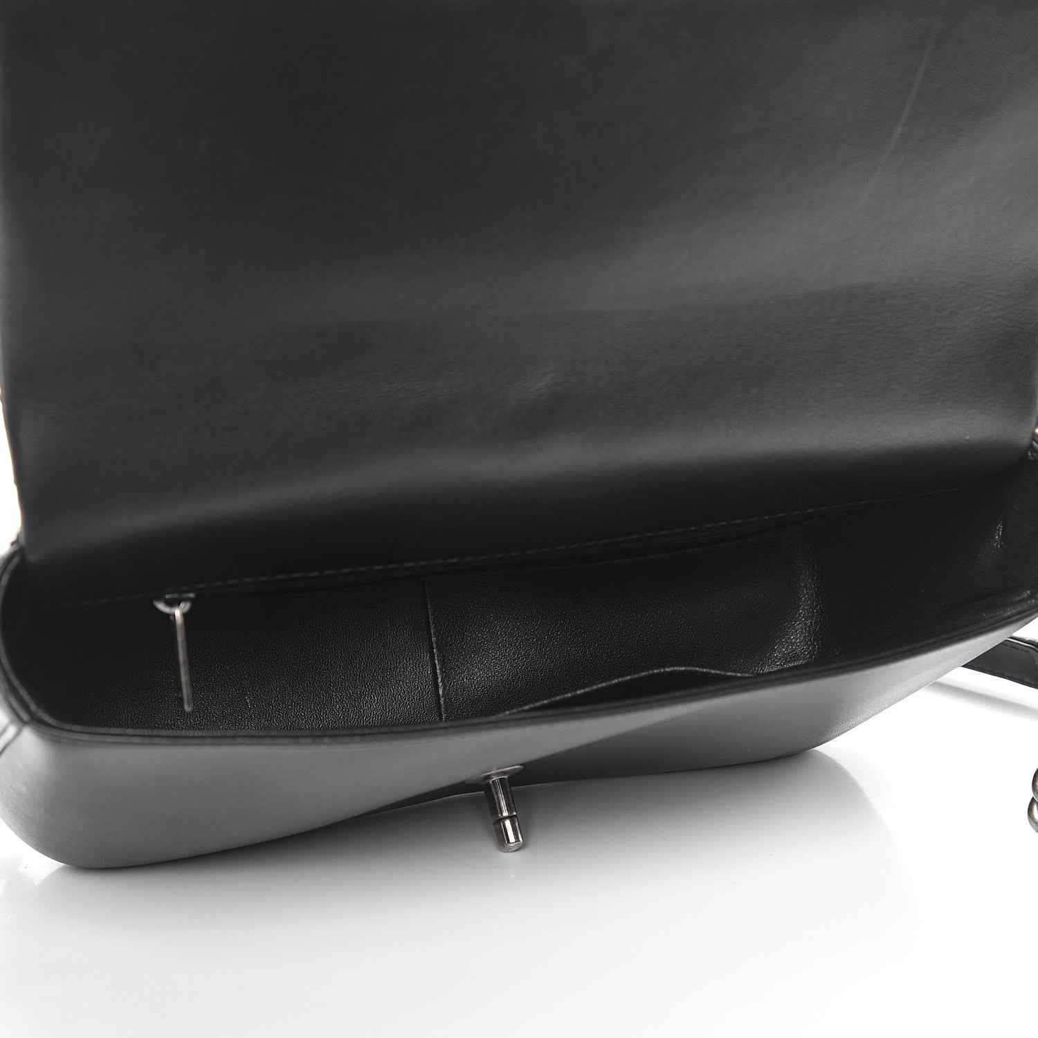 Chanel Calfskin Quilted Large Rock My Shoulder Flap Black 5 of 9