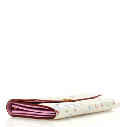 Louis Vuitton Monogram Multicolor Sarah Wallet White 4 of 11