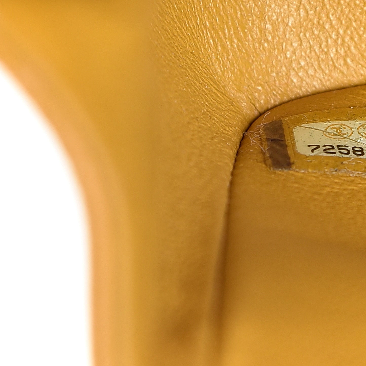 Caviar Quilted Medium Double Flap Yellow