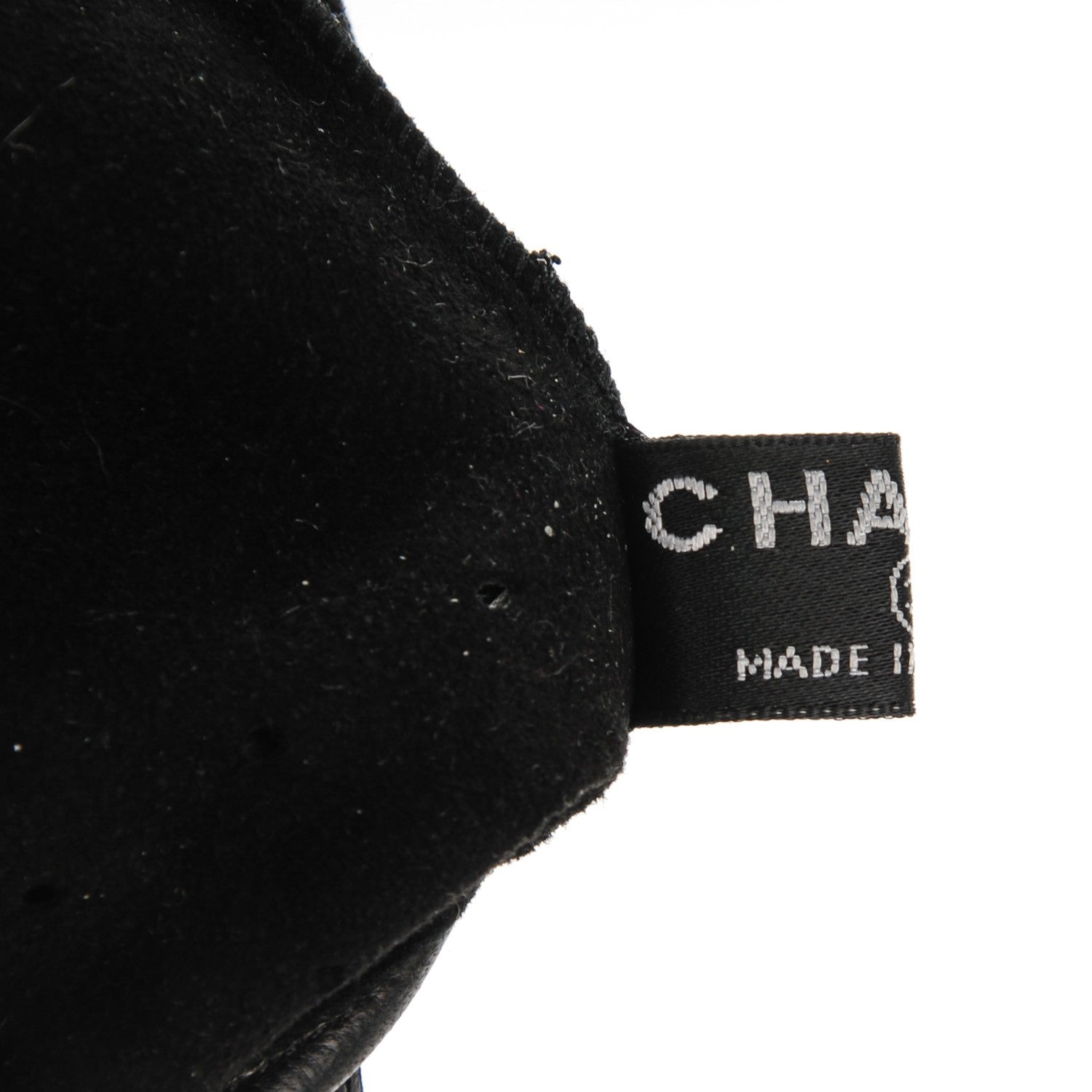 Chanel Lambskin Fingerless Gloves 7.5 Black 7 of 9