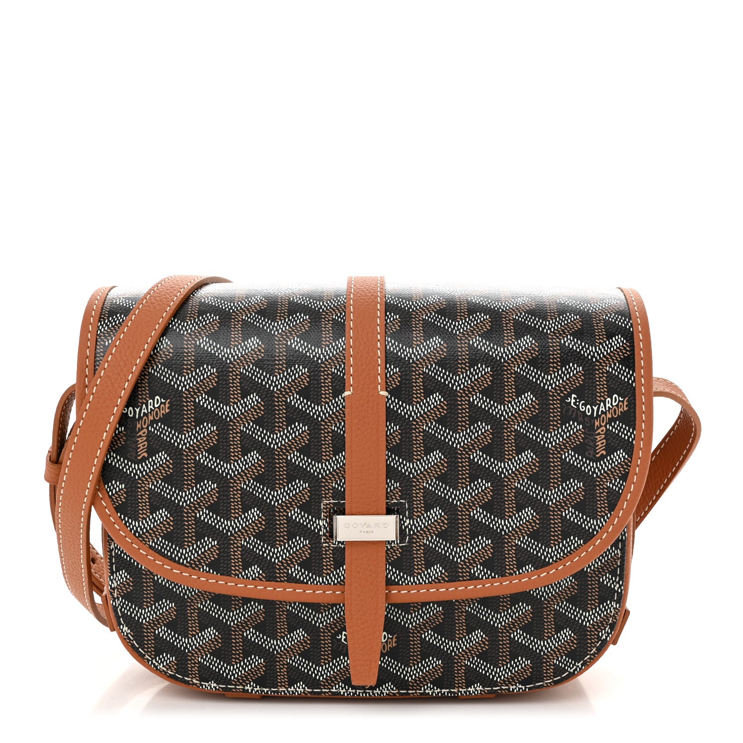 Goyard Goyardine Belvedere II PM Messenger Bag Black Gold 1 of 9