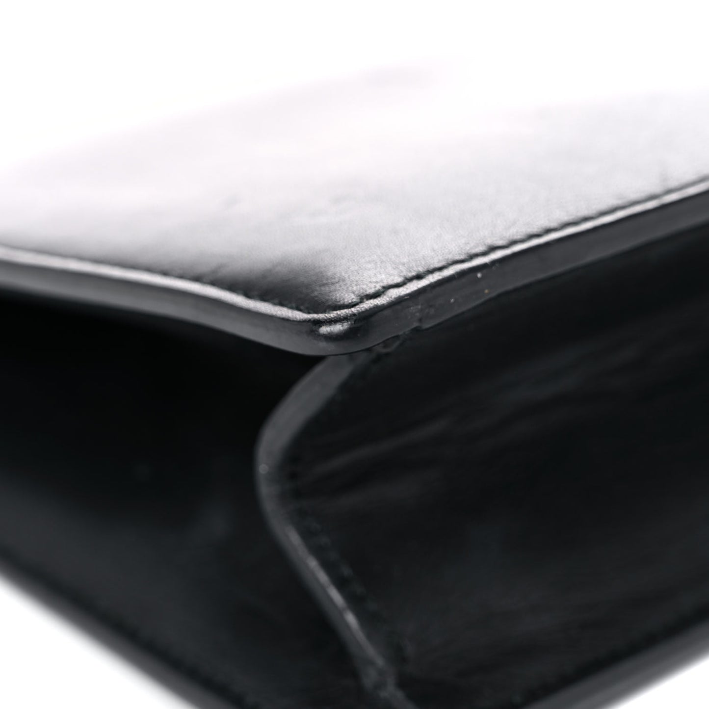 Leather Lutetia Clutch Black