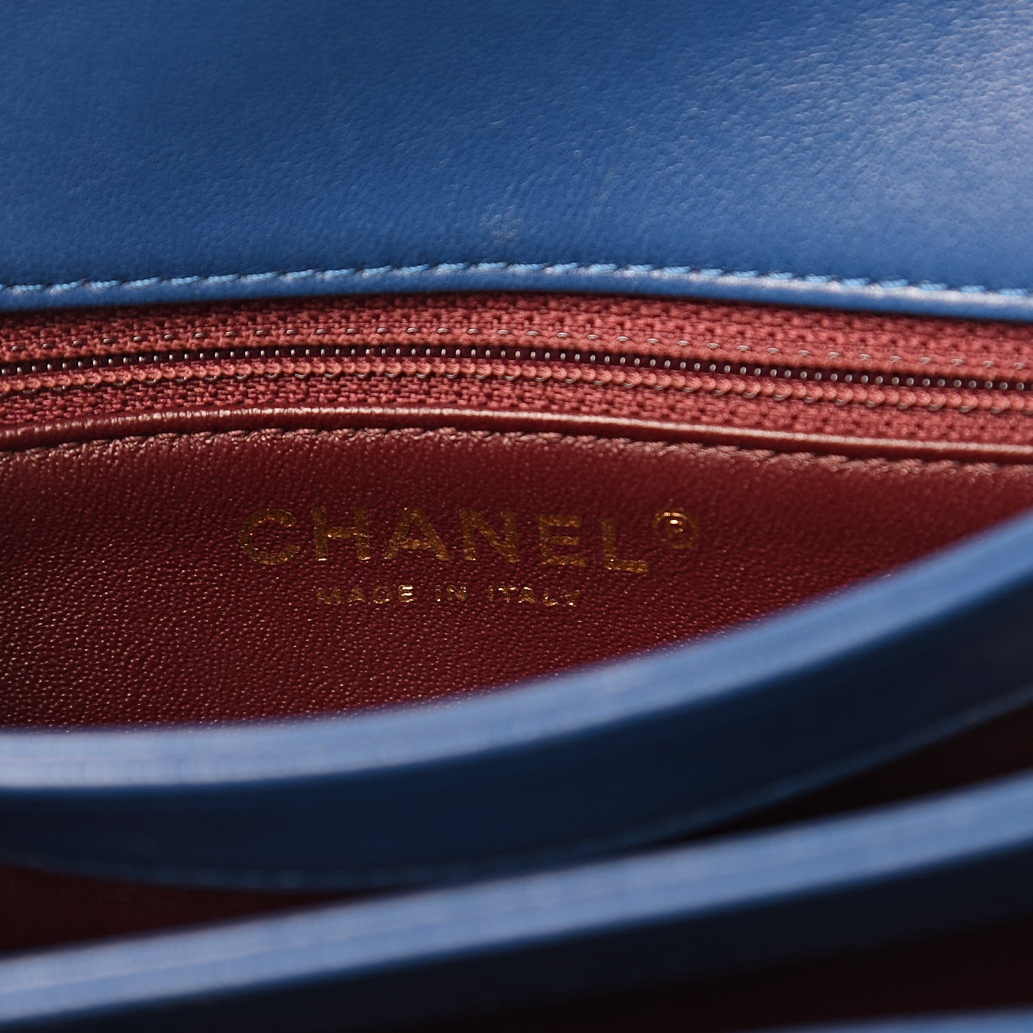 Chanel Lambskin Quilted Small Trendy CC Dual Handle Flap Bag Blue 6 of 17