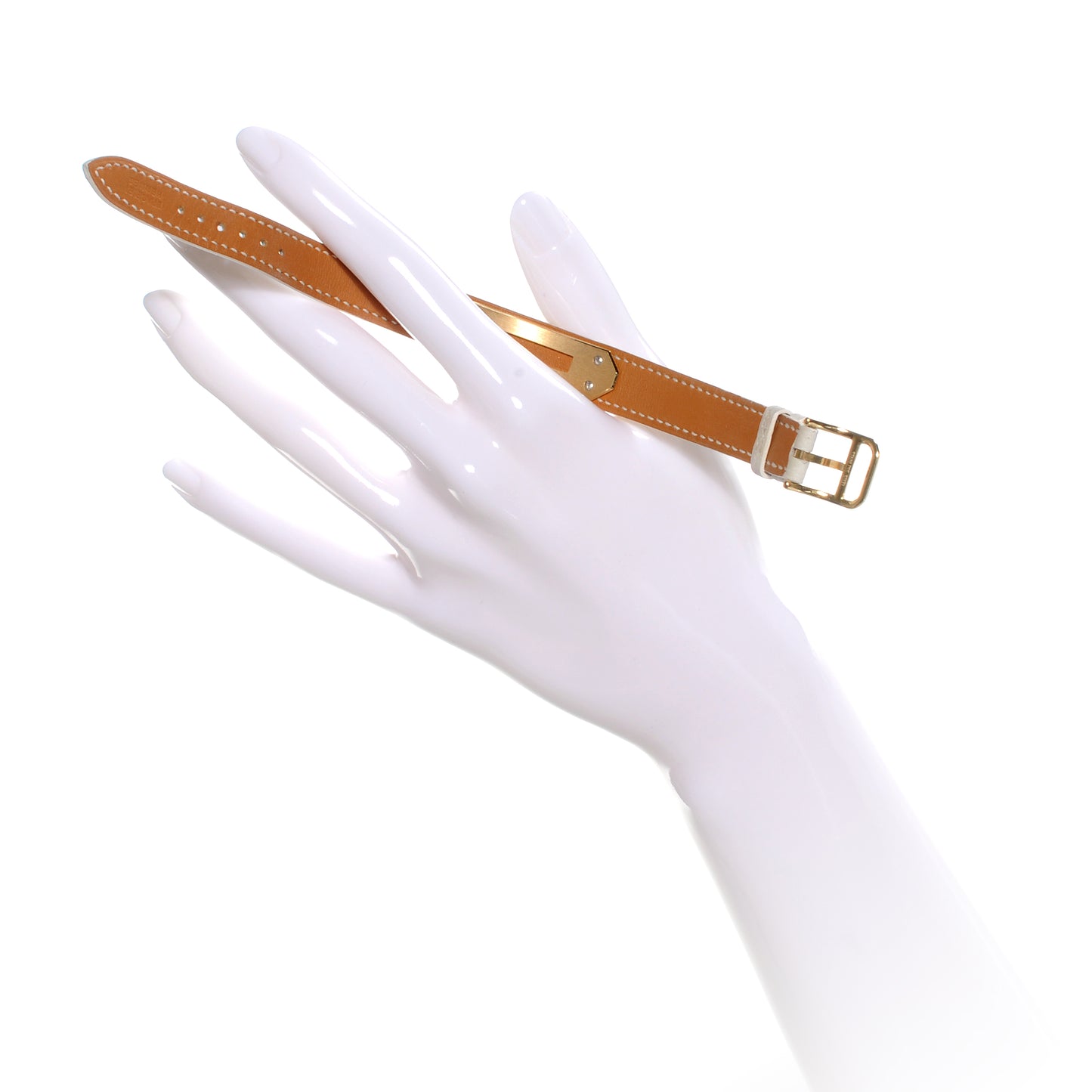 Epsom Kelly Watch Replacement Strap Band Blanc