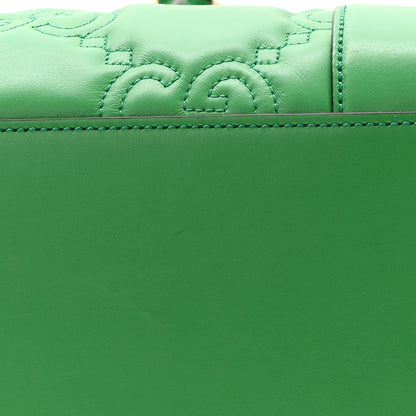 Gucci Calfskin GG Matelasse Tote Bag Bright Green 11 of 13