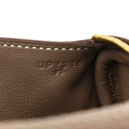 Hermes Taurillon Clemence Mini Lindy 20 Etoupe 7 of 10